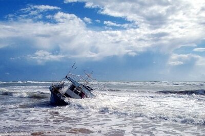 sinking ship