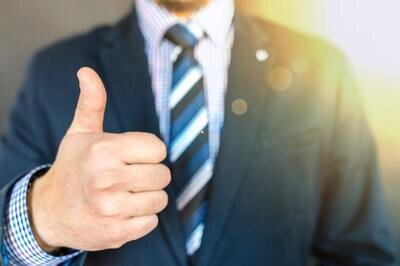 HRMS consultant guide - man in suit